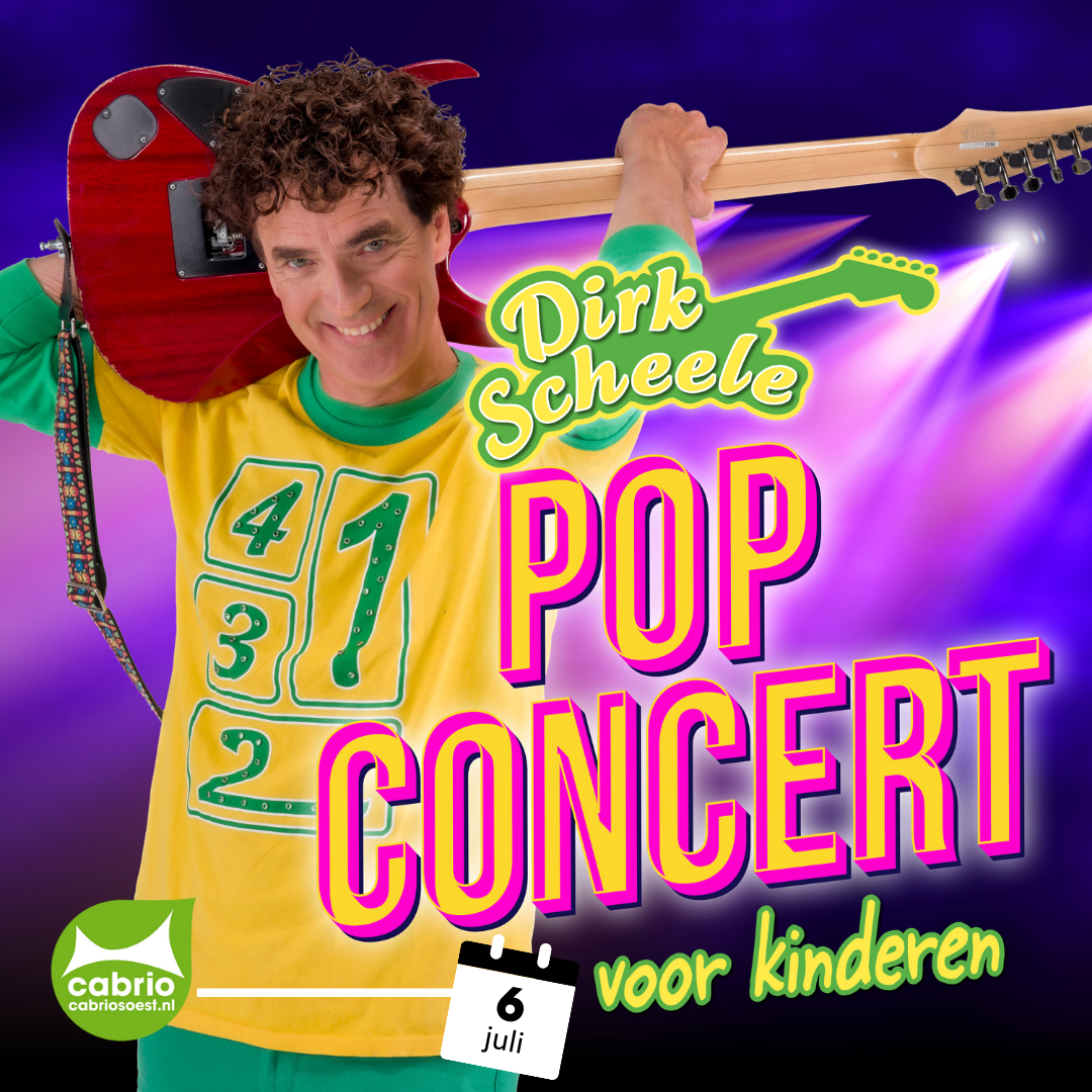 Dirk Scheele, popconcert voor kinderen